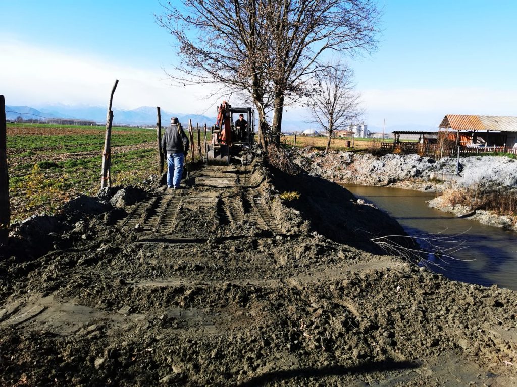 piobesi torinese siccità lago gambunet società pescatori lavori manutezione