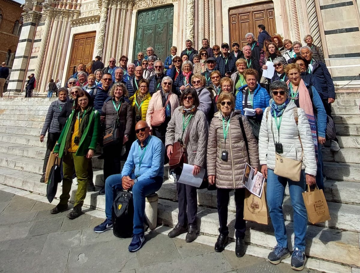 Successo per la gita in Toscana dell'Unitre Carmagnola