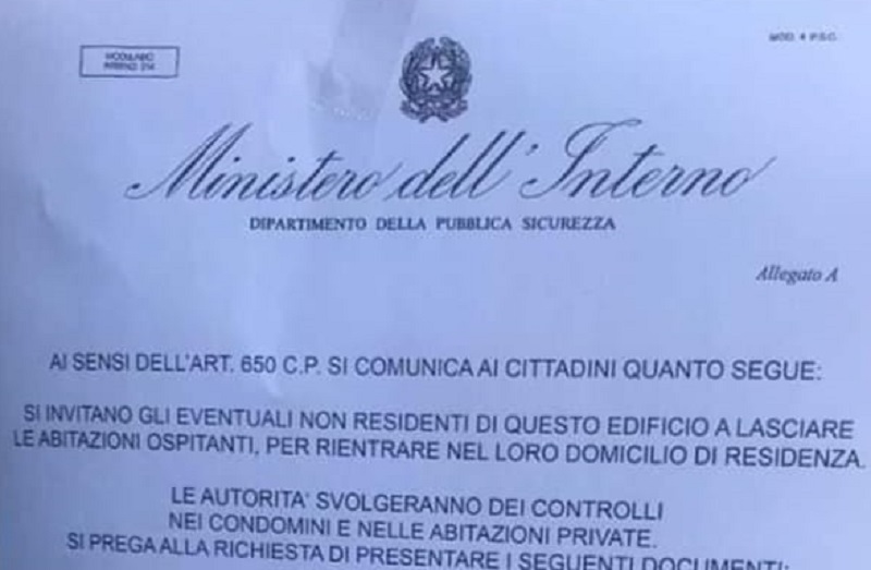 truffe comunicato ministero villastellone