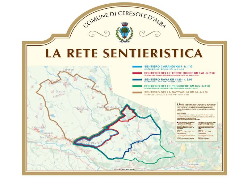 Aperti quattro nuovi sentieri per scoprire il territorio di Ceresole d’Alba