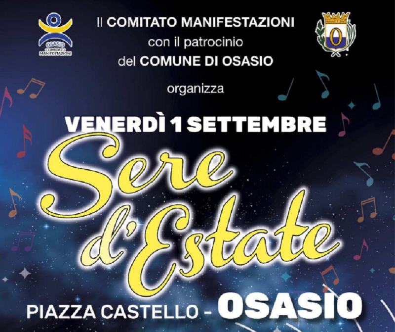 Osasio, il Comitato Manifestazioni organizza una serata con dj set