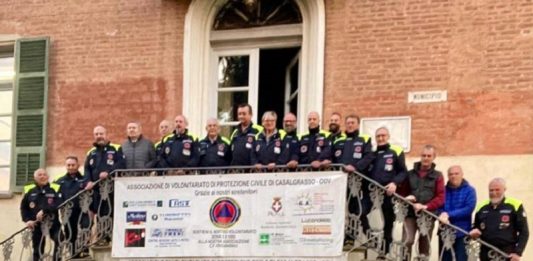 Casalgrasso direttivo Protezione Civile