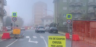 via de gasperi lavori carmagnola