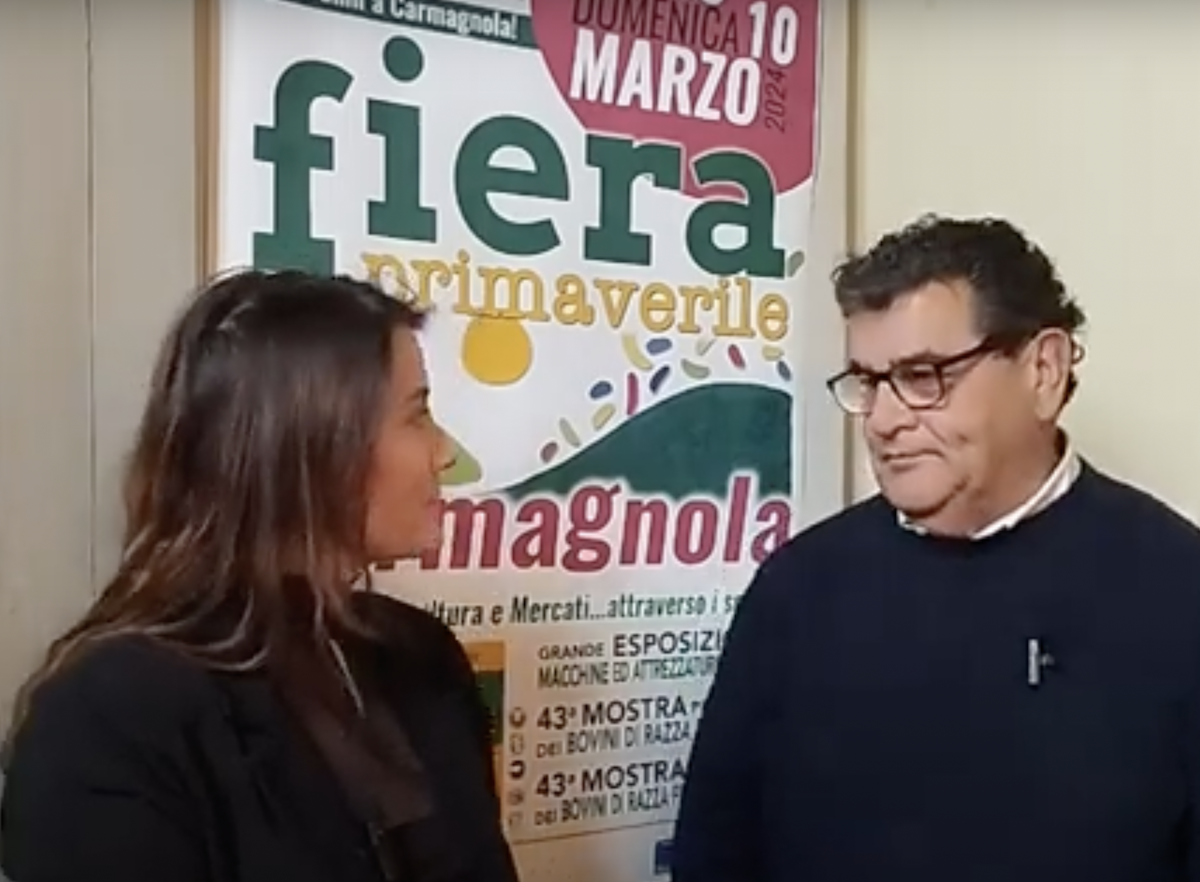 Fiera Primaverile 2024 a Carmagnola: intervista all'assessore Gerbino