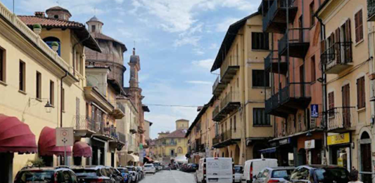 nuova pavimentazione via Valobra carmagnola