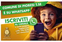 Piobesi canale Whatsapp