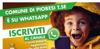 Piobesi canale Whatsapp