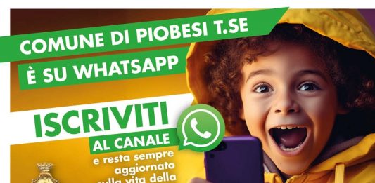 Piobesi canale Whatsapp