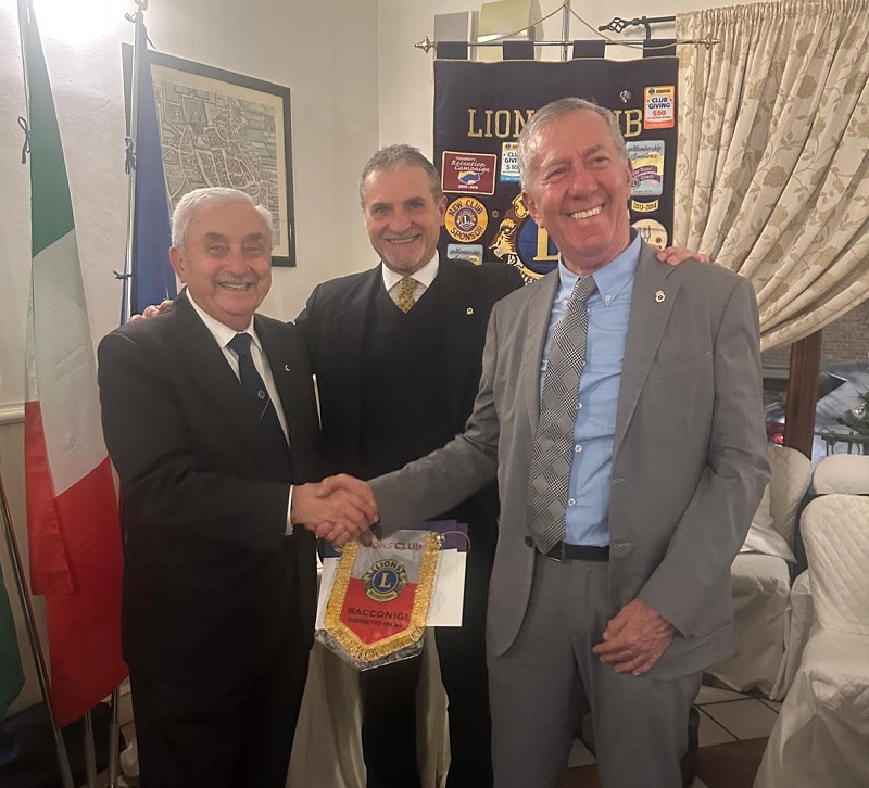 Il Lions Club Racconigi accoglie quattro nuovi soci